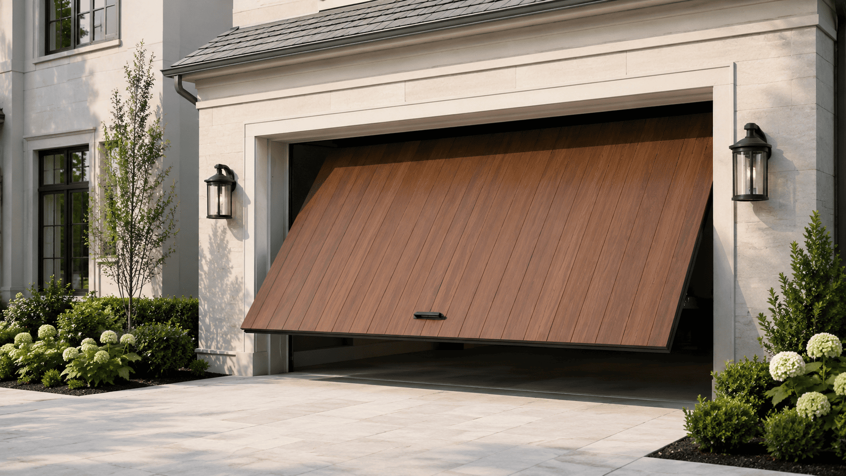 Garage door repair in progress — Fitzroy